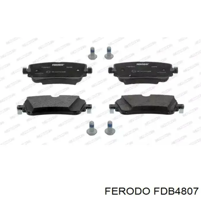 Okładziny (klocki) do hamulców tarczowych tylne Ferodo FDB4807 cena, od 44,66 USD