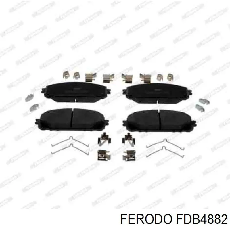 FDB4882 Ferodo Klocki hamulcowe przednie tarczowe