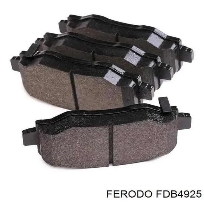FDB4925 Ferodo Okładziny (klocki) do hamulców tarczowych tylne