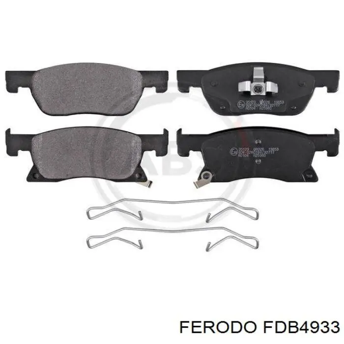 FDB4933 Ferodo Klocki hamulcowe przednie tarczowe