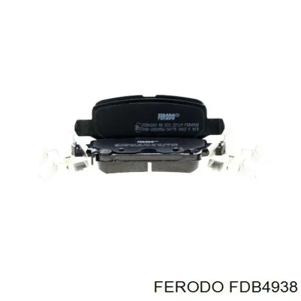 Okładziny (klocki) do hamulców tarczowych tylne Ferodo FDB4938 cena, od 34,29 USD