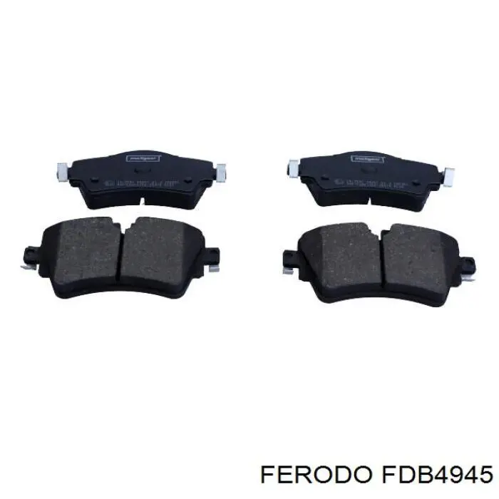 Klocki hamulcowe przednie tarczowe Ferodo FDB4945 cena, od 41,93 USD