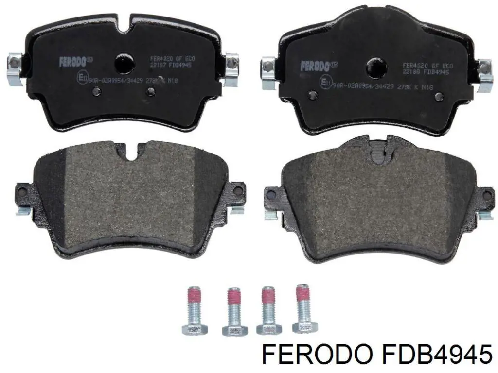 FDB4945 Ferodo Klocki hamulcowe przednie tarczowe