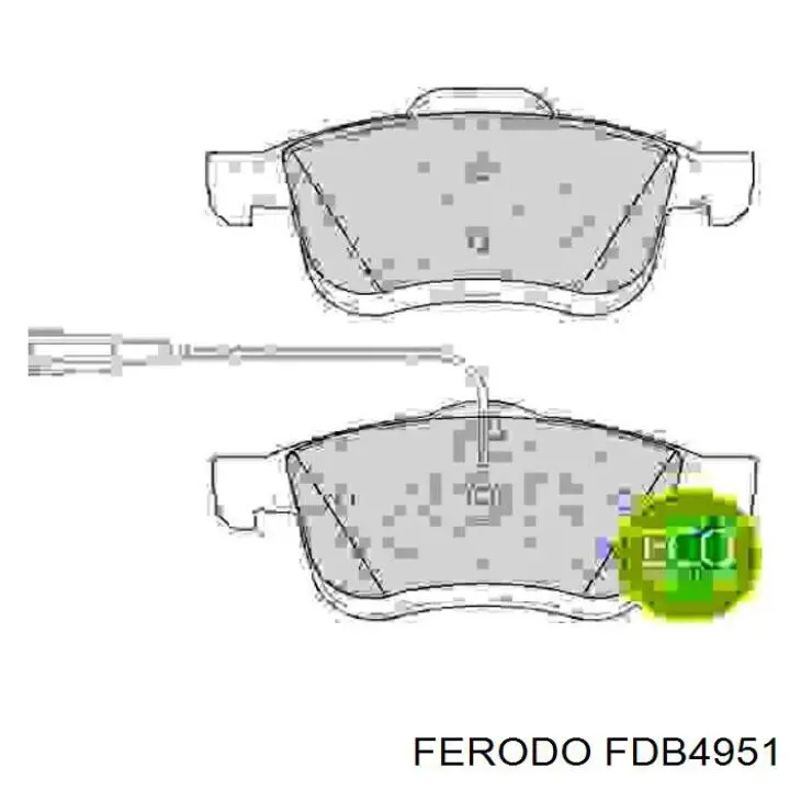FDB4951 Ferodo Klocki hamulcowe przednie tarczowe