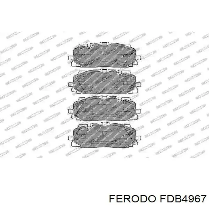 FDB4967 Ferodo Klocki hamulcowe przednie tarczowe