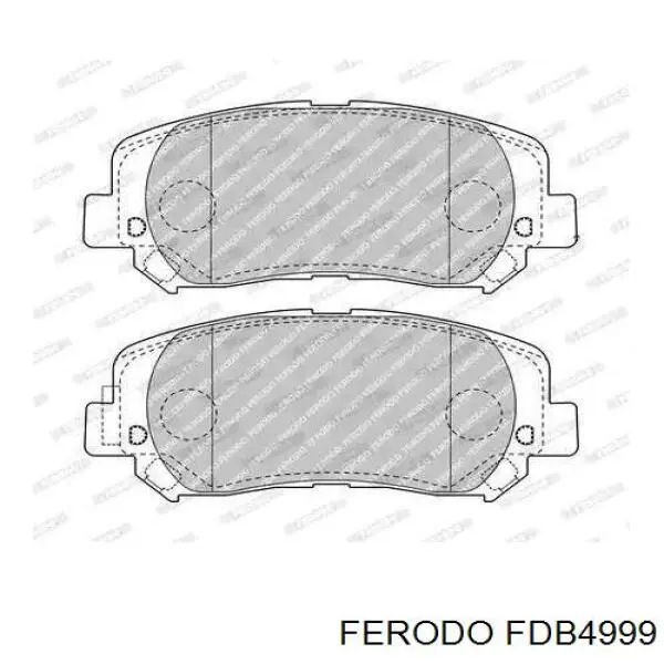 FDB4999 Ferodo Klocki hamulcowe przednie tarczowe