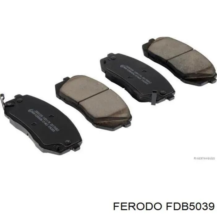 Klocki hamulcowe przednie tarczowe Ferodo FDB5039 cena, od 27,81 USD