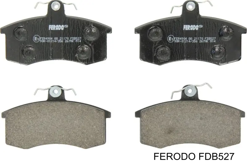 Do koszyka FDB527 Ferodo Klocki hamulcowe przednie tarczowe