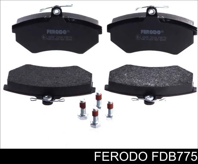 Klocki hamulcowe przednie tarczowe Ferodo FDB775 cena, od 23,23 USD
