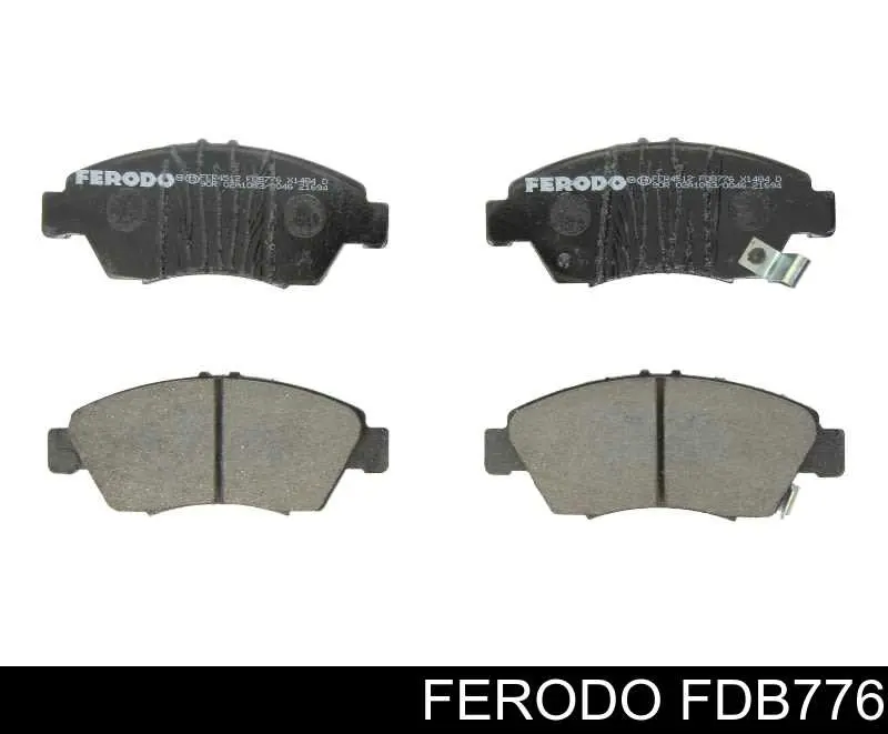 Klocki hamulcowe przednie tarczowe Ferodo FDB776 cena, od 22,71 USD