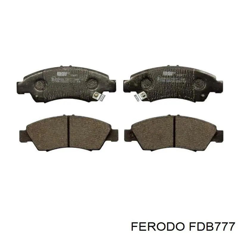 Klocki hamulcowe przednie tarczowe Ferodo FDB777 cena, od 17,27 USD