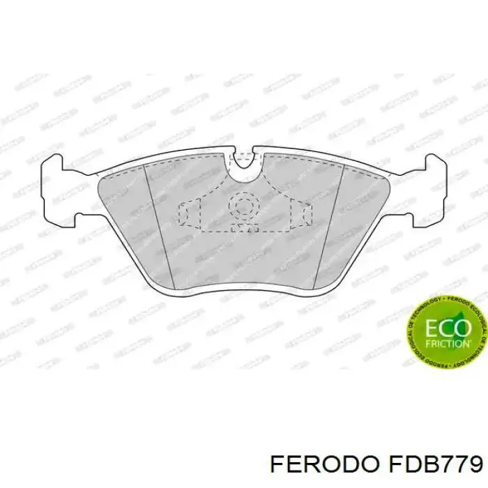 Klocki hamulcowe przednie tarczowe Ferodo FDB779 cena, od 27,20 USD
