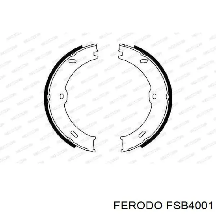 Klocki hamulca ręcznego Ferodo FSB4001 cena, od 24,37 USD