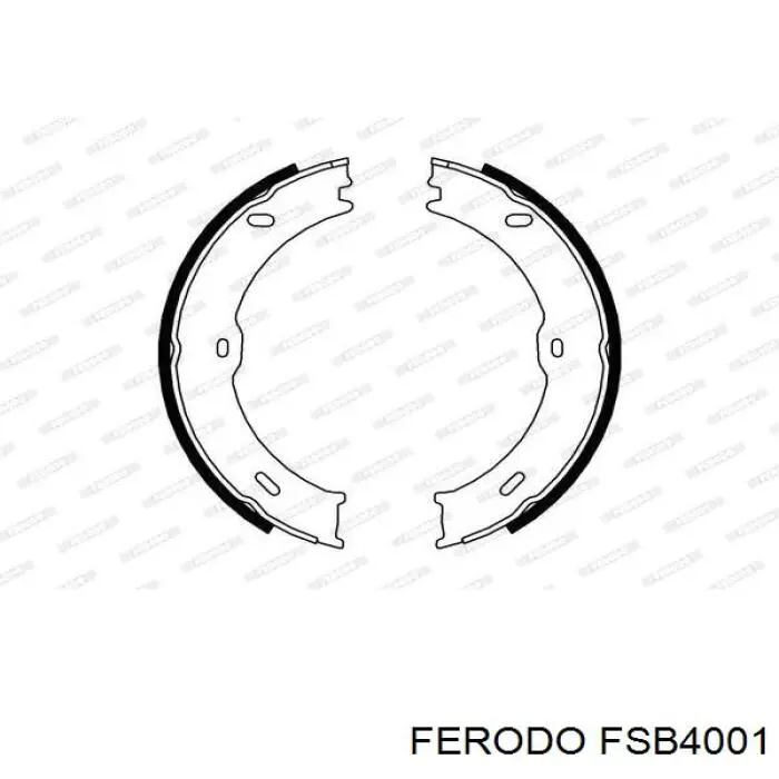 Do koszyka FSB4001 Ferodo Klocki hamulca ręcznego