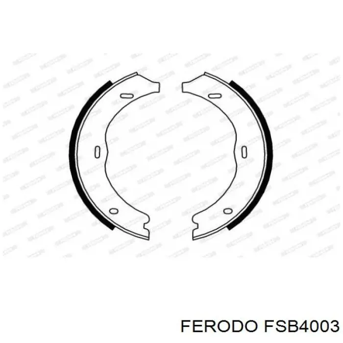 Do koszyka FSB4003 Ferodo Klocki hamulca ręcznego