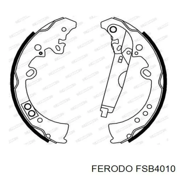 Klocki hamulcowe tylne bębnowe Ferodo FSB4010 cena, od 54,61 USD