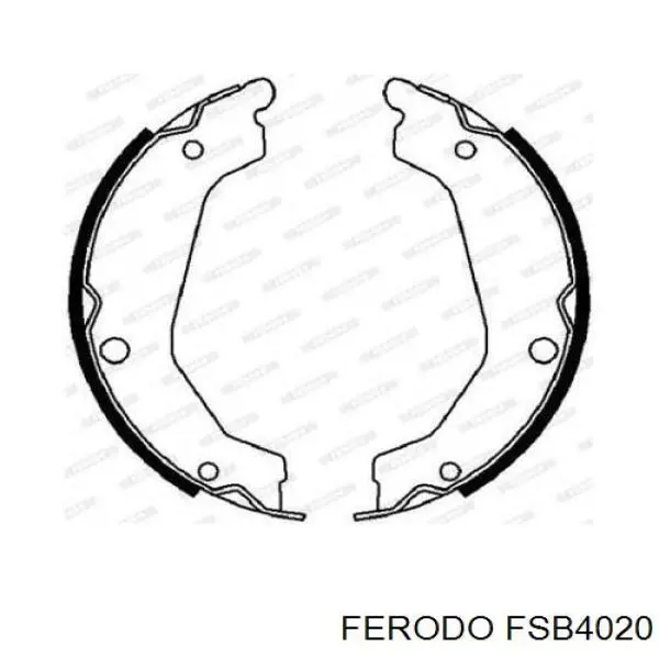 Do koszyka FSB4020 Ferodo Klocki hamulca ręcznego