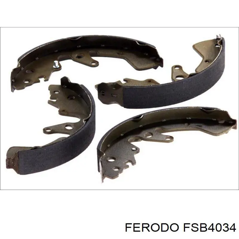 Klocki hamulcowe tylne bębnowe Ferodo FSB4034 cena, od 33,79 USD