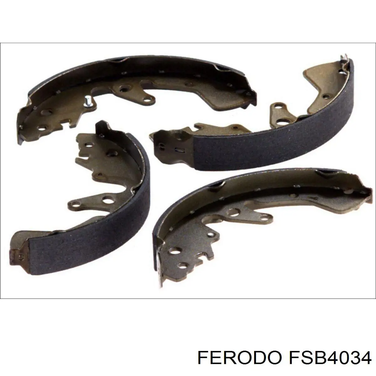 Do koszyka FSB4034 Ferodo Klocki hamulcowe tylne bębnowe