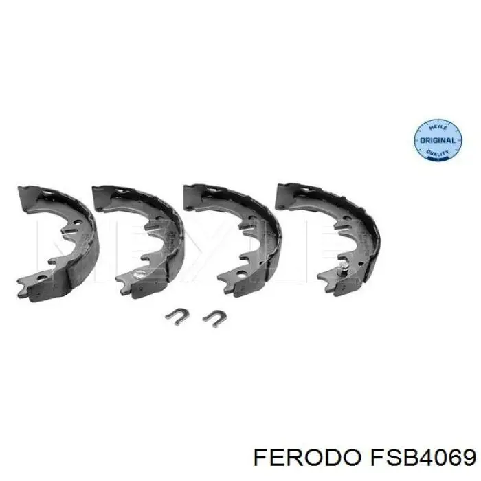 Do koszyka FSB4069 Ferodo Klocki hamulca ręcznego