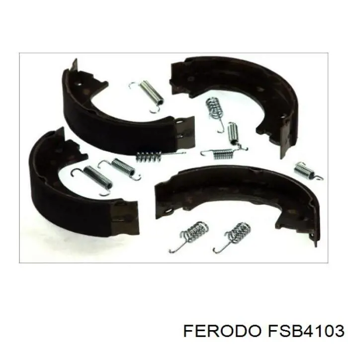 Klocki hamulca ręcznego Ferodo FSB4103 cena, od 33,08 USD