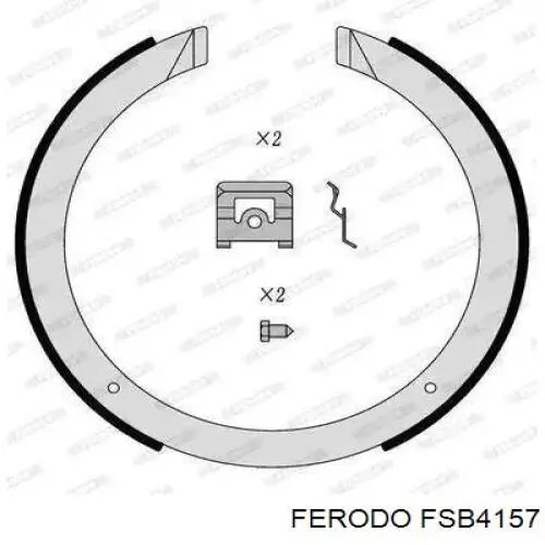 FSB4157 Ferodo Klocki hamulca ręcznego