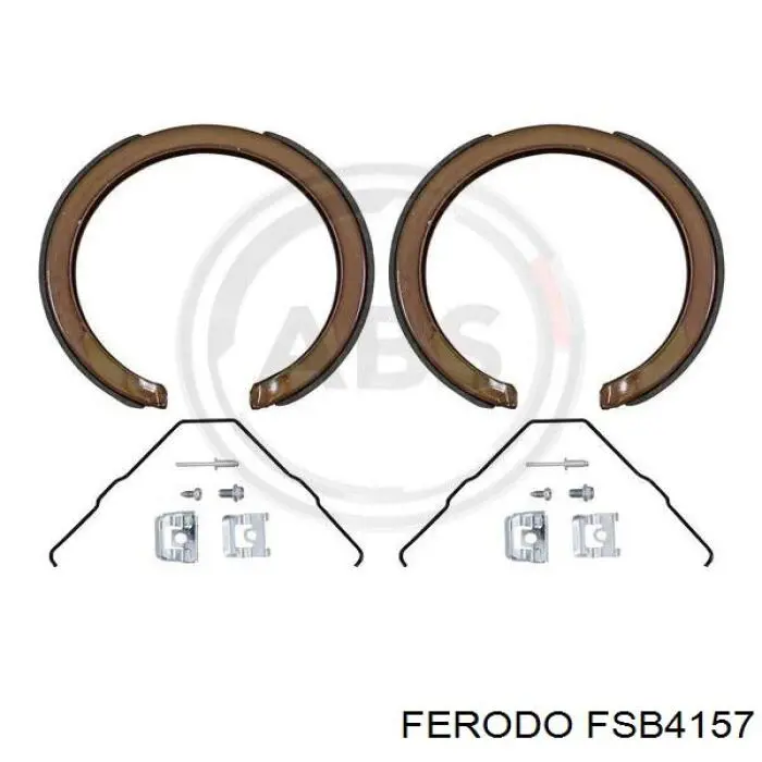 Klocki hamulca ręcznego Ferodo FSB4157 cena, od 37,77 USD