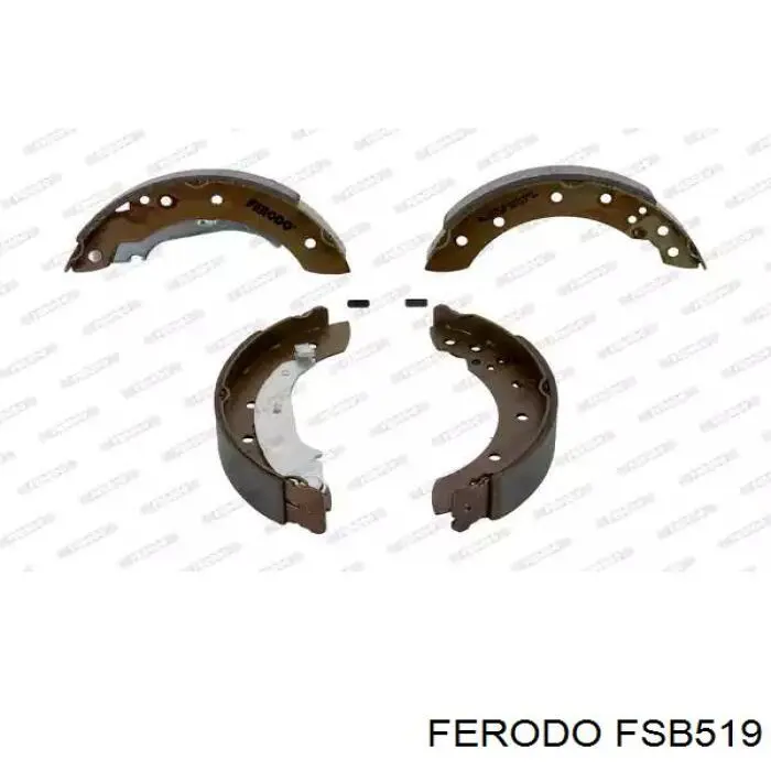 Klocki hamulcowe tylne bębnowe Ferodo FSB519 cena, od 25,75 USD