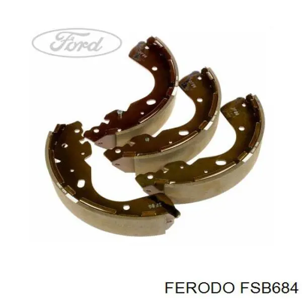 Klocki hamulcowe tylne bębnowe Ferodo FSB684 cena, od 59,13 USD