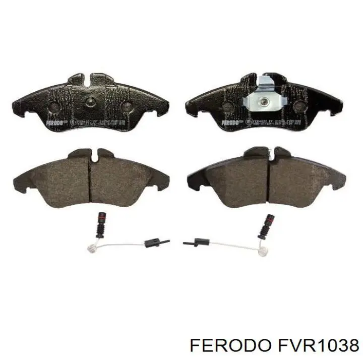 Klocki hamulcowe przednie tarczowe Ferodo FVR1038 cena, od 25,53 USD