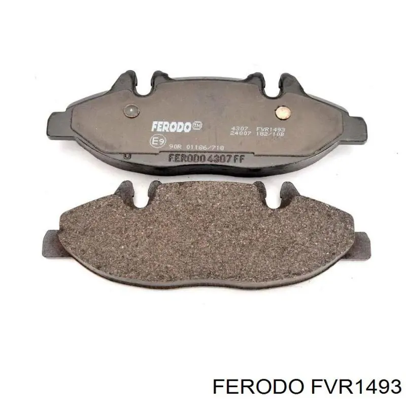 Klocki hamulcowe przednie tarczowe Ferodo FVR1493 cena, od 28,44 USD