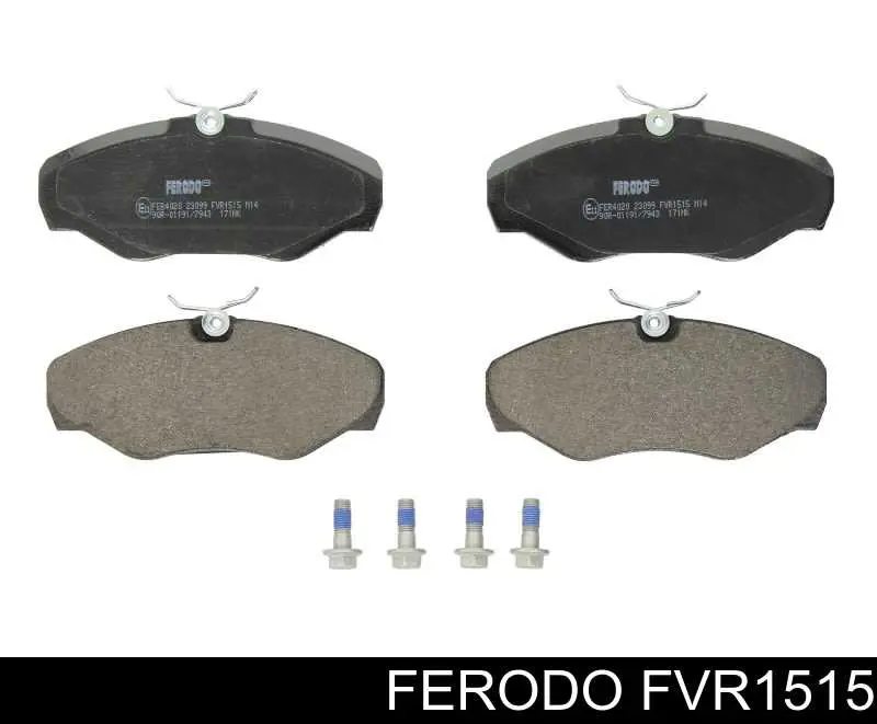 Klocki hamulcowe przednie tarczowe Ferodo FVR1515 cena, od 26,64 USD