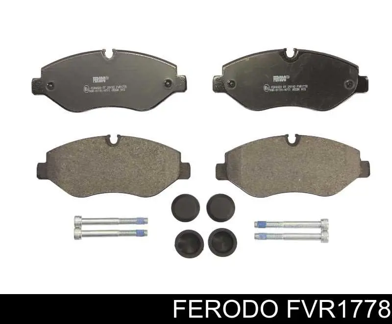 Klocki hamulcowe przednie tarczowe Ferodo FVR1778 cena, od 29,56 USD