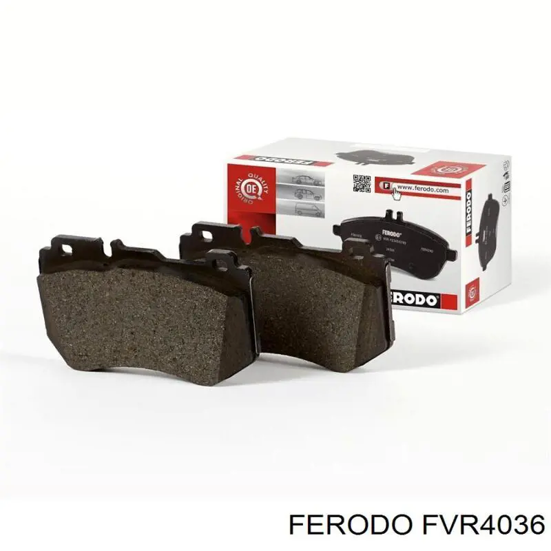 Klocki hamulcowe przednie tarczowe Ferodo FVR4036 cena, od 31,66 USD