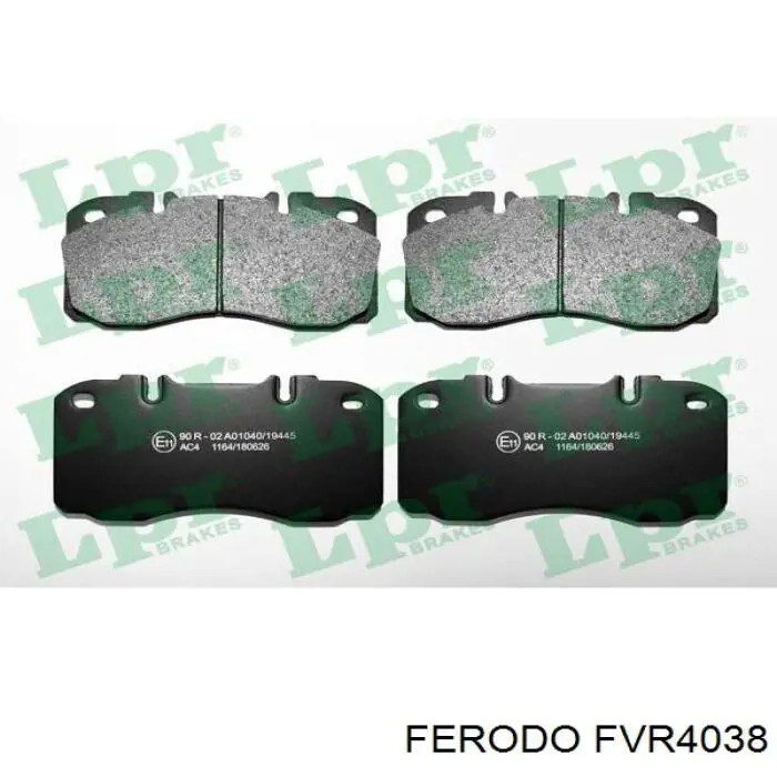 Klocki hamulcowe przednie tarczowe Ferodo FVR4038 cena, od 47,69 USD