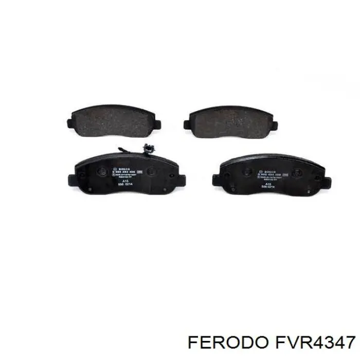 Do koszyka FVR4347 Ferodo Klocki hamulcowe przednie tarczowe