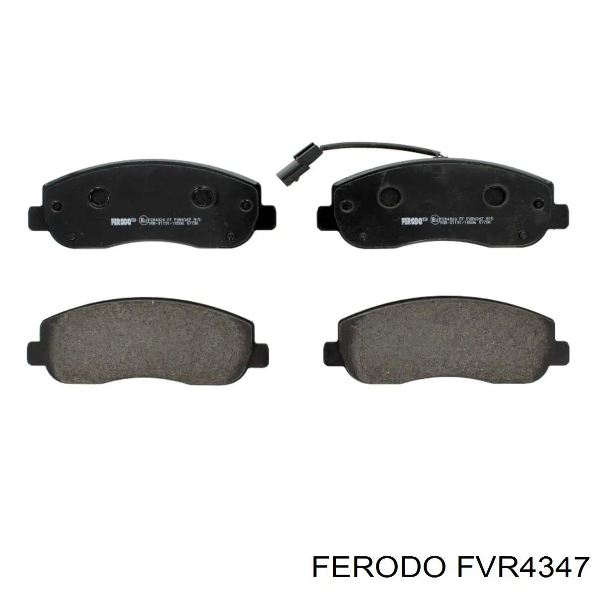 Klocki hamulcowe przednie tarczowe Ferodo FVR4347 cena, od 28,42 USD