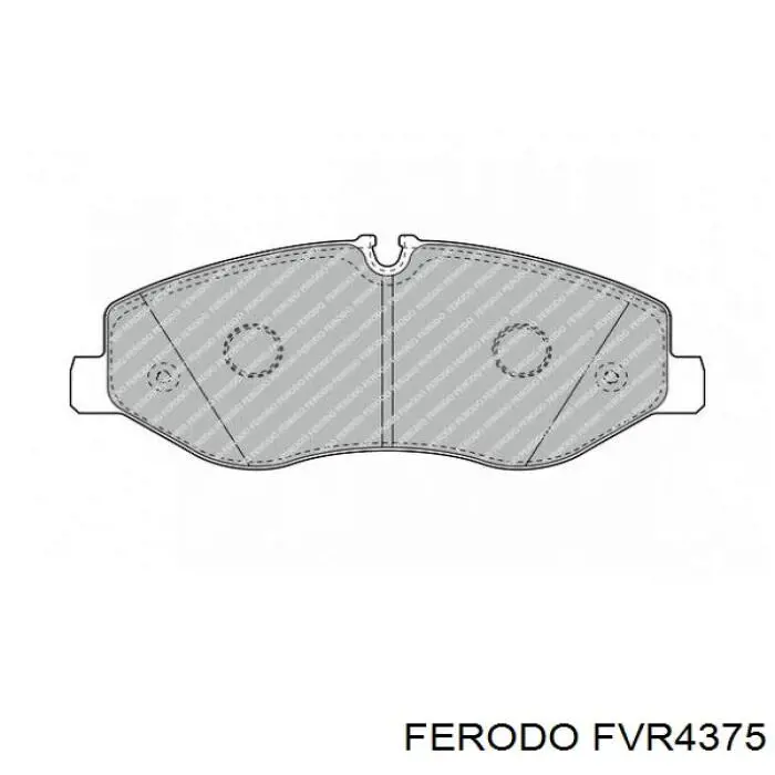 Klocki hamulcowe przednie tarczowe Ferodo FVR4375 cena, od 43,60 USD