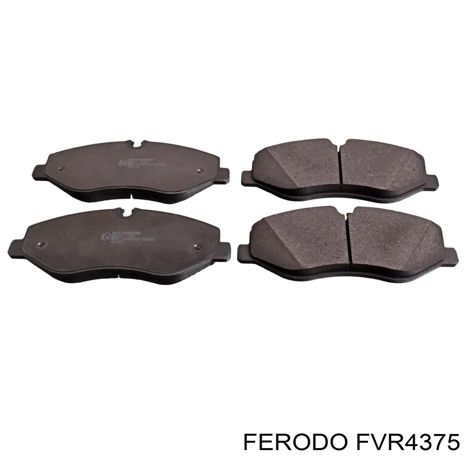 Do koszyka FVR4375 Ferodo Klocki hamulcowe przednie tarczowe