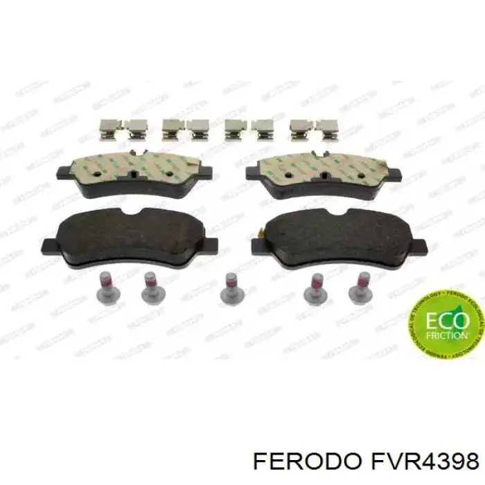 Okładziny (klocki) do hamulców tarczowych tylne Ferodo FVR4398 cena, od 27,48 USD