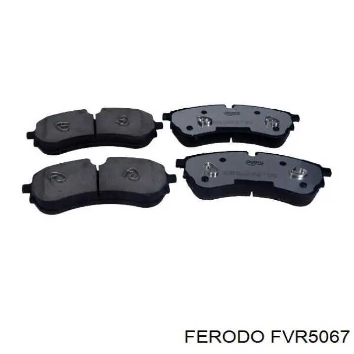 Klocki hamulcowe przednie tarczowe Ferodo FVR5067 cena, od 51,08 USD