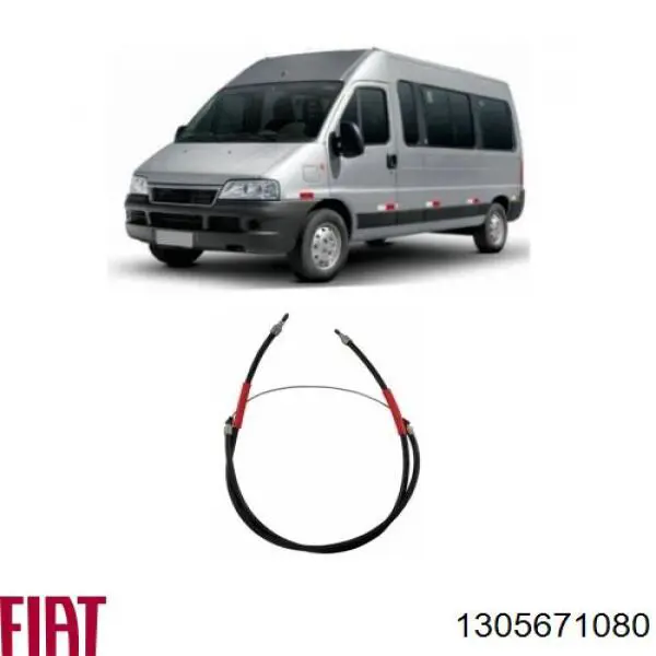 Do koszyka 1305671080 Fiat/Alfa/Lancia Linka otwierania maski
