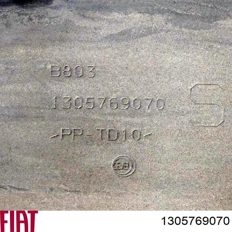 Nakładka błotnika tylnego lewego Fiat/Alfa/Lancia 1305769070 cena, od 54,48 USD