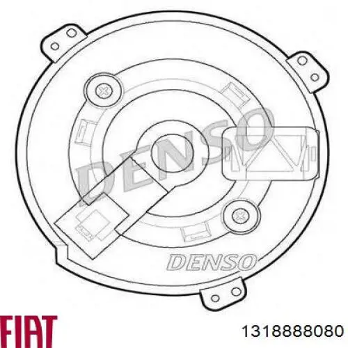 1318888080 Fiat/Alfa/Lancia Silniczek wentylatora nagrzewnicy (ogrzewacza wnętrza)
