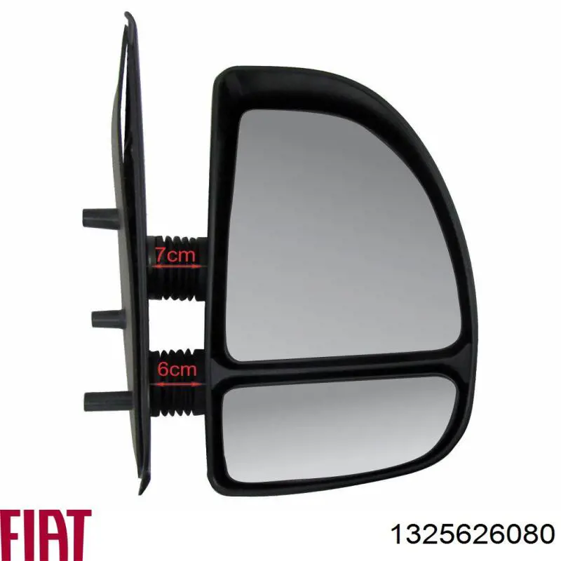 Lusterko wsteczne prawe Fiat/Alfa/Lancia 1325626080 cena, od 100,45 USD