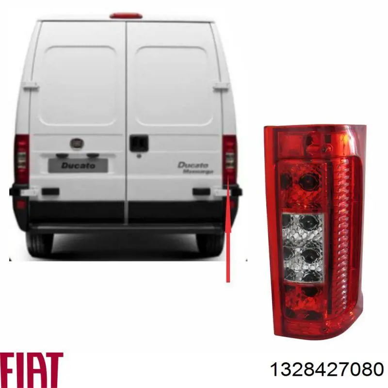 1328427080 Fiat/Alfa/Lancia Lampa zespolona tylna prawa