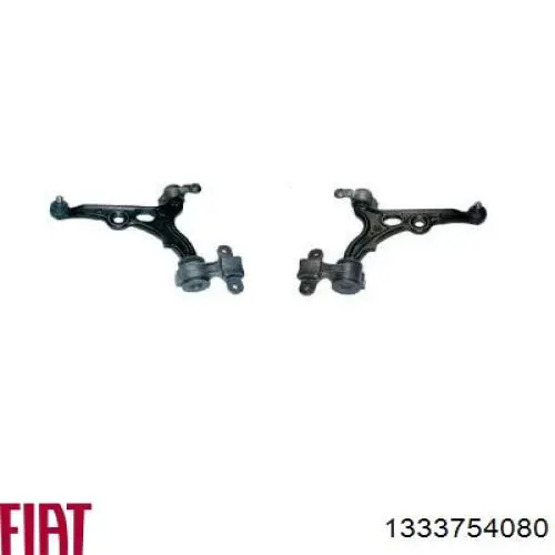 Do koszyka 1333754080 Fiat/Alfa/Lancia Wahacz zawieszenia przedniego dolny lewy