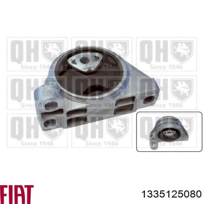 Poduszka (podpora) silnika lewa 1335125080 Fiat/Alfa/Lancia
