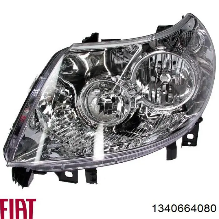 1340664080 Fiat/Alfa/Lancia Reflektor lewy