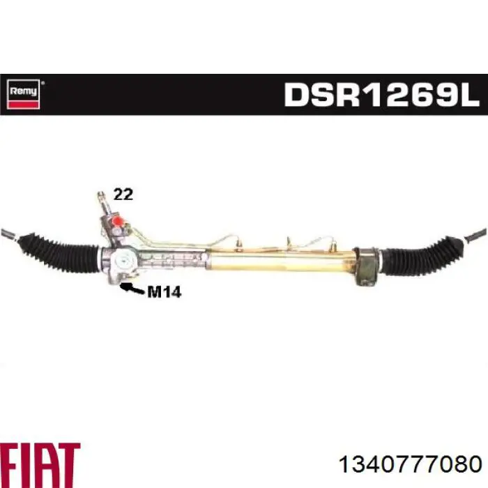 Listwa kierownicza (maglownica) Fiat/Alfa/Lancia 1340777080 cena, od 221,33 USD
